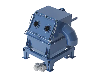 ﻿Дозатор непрерывного действия с полуавтоматическим растаривателем мешков