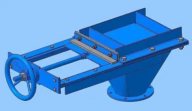Затвор шиберный 3Ш-600х600-МР